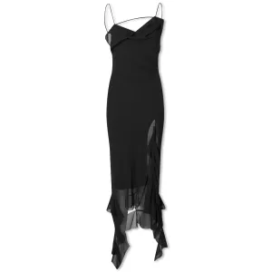 Acne Studios Delouise Chiffon dress, black