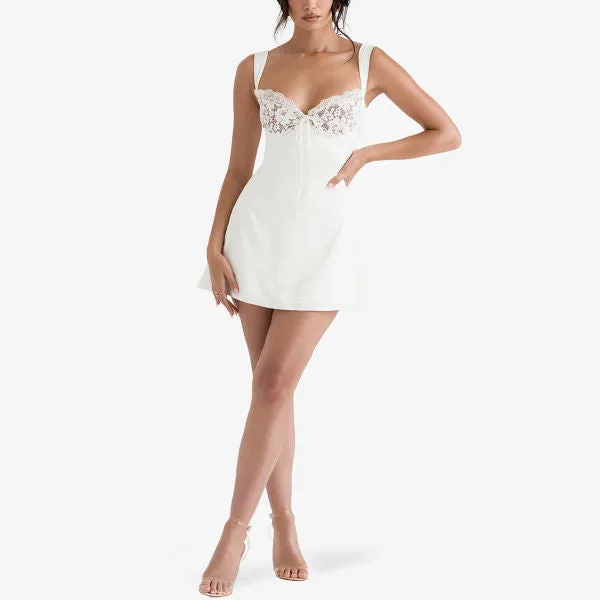 ADRIANA MINI DRESS House Of Cb, ivory