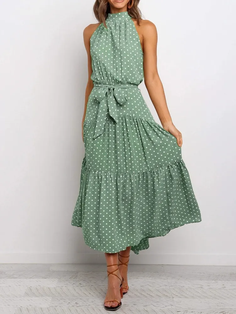 Adriana® | Summer Dress With Polka Dot Print Shine Into Summer