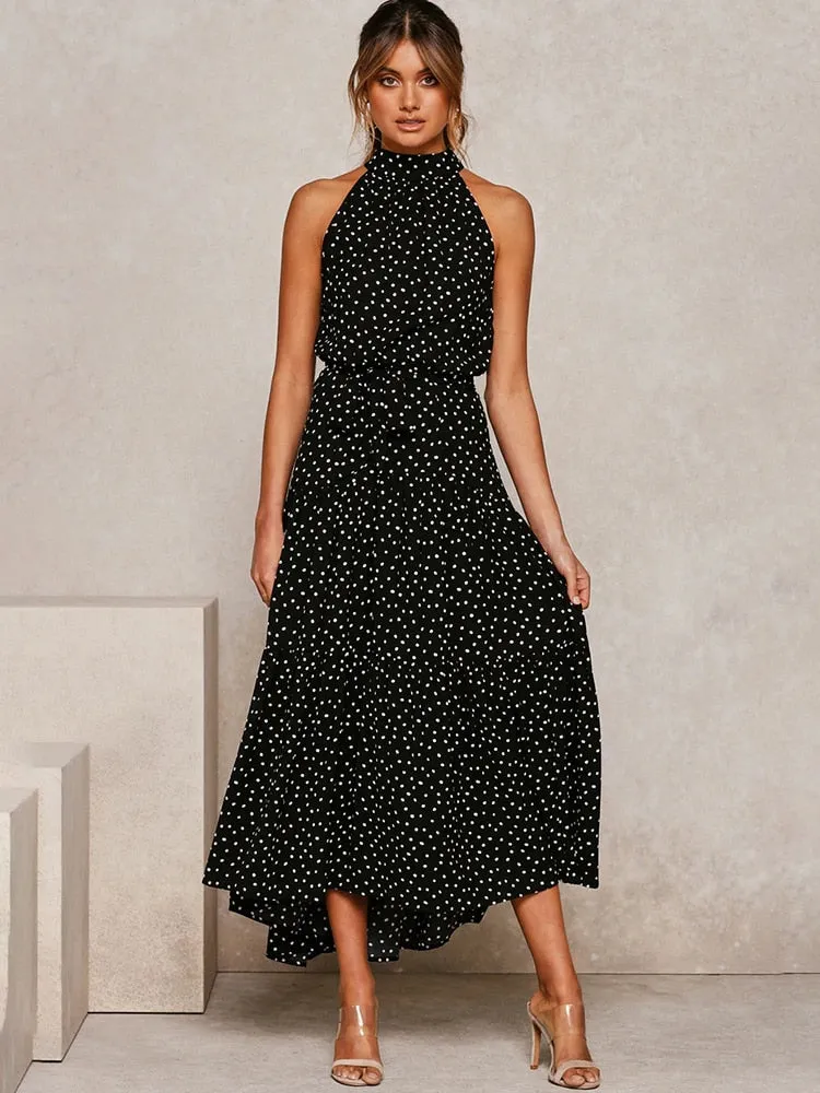 Adriana® | Summer Dress With Polka Dot Print Shine Into Summer