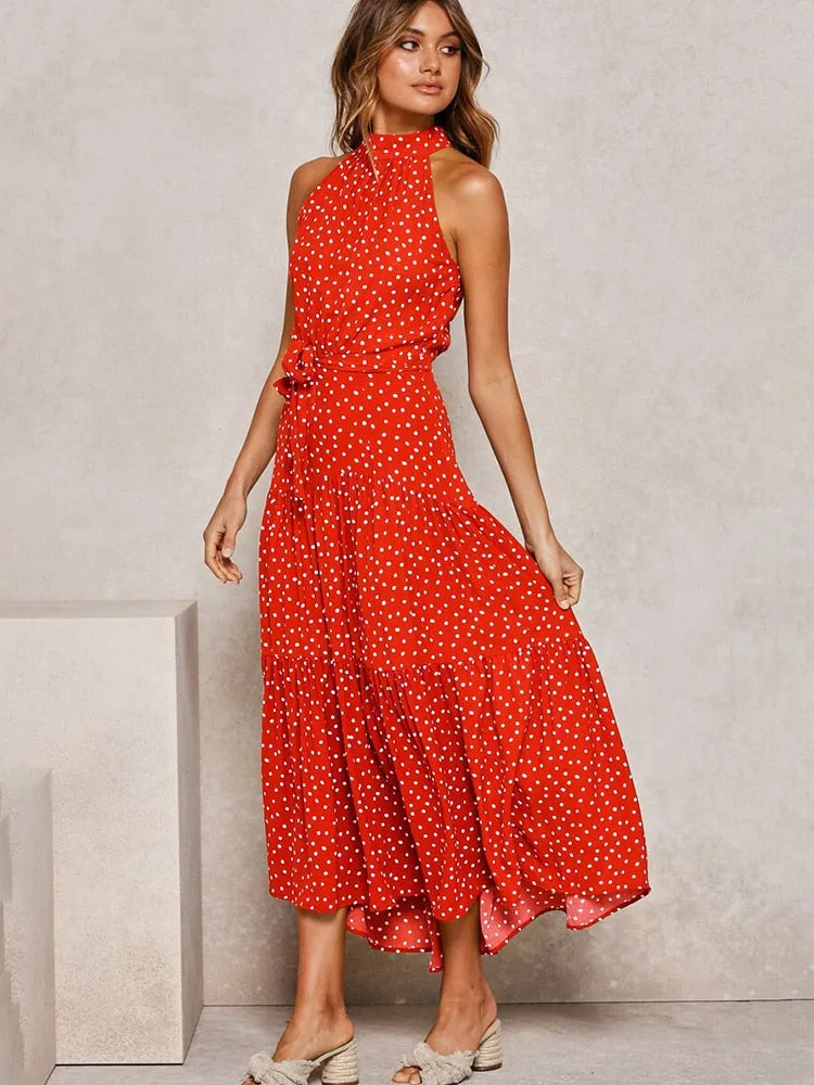 Adriana® | Summer Dress With Polka Dot Print Shine Into Summer
