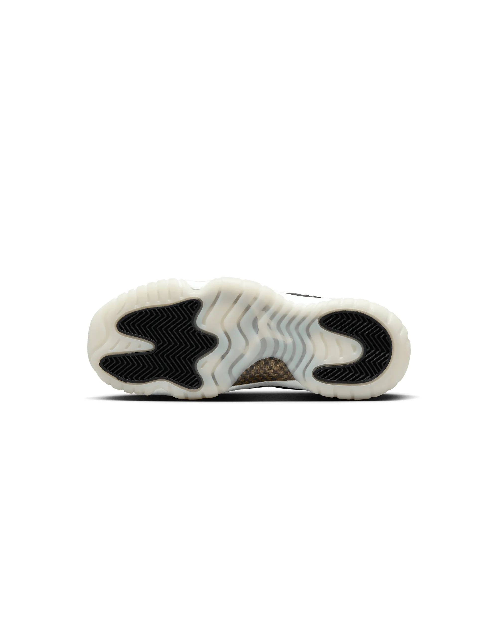Air Jordan 11 Retro Grade School - White / Metallic Gold-Black
