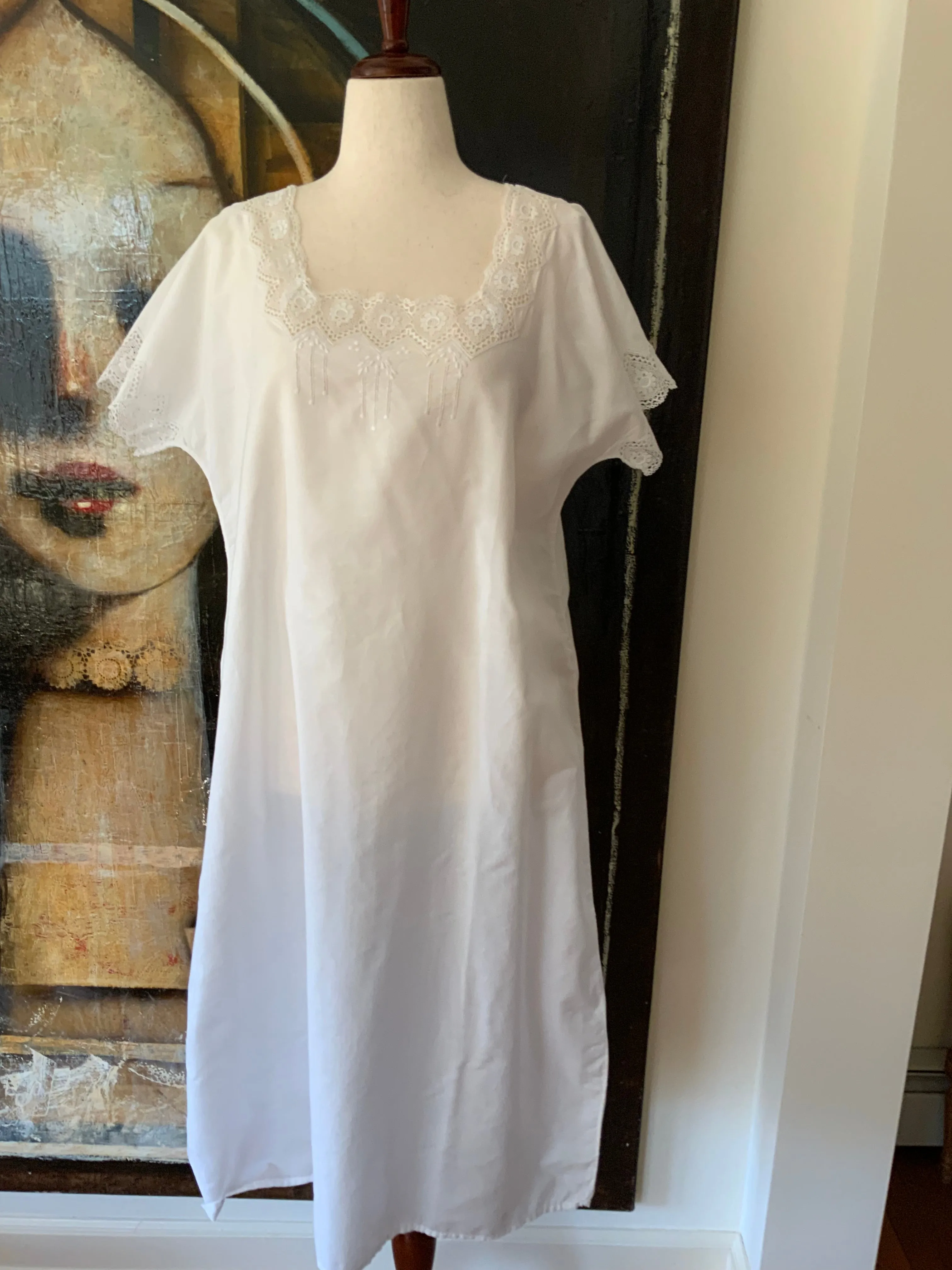 Antique Nightgown / Slip Dress - 1900 - ED11