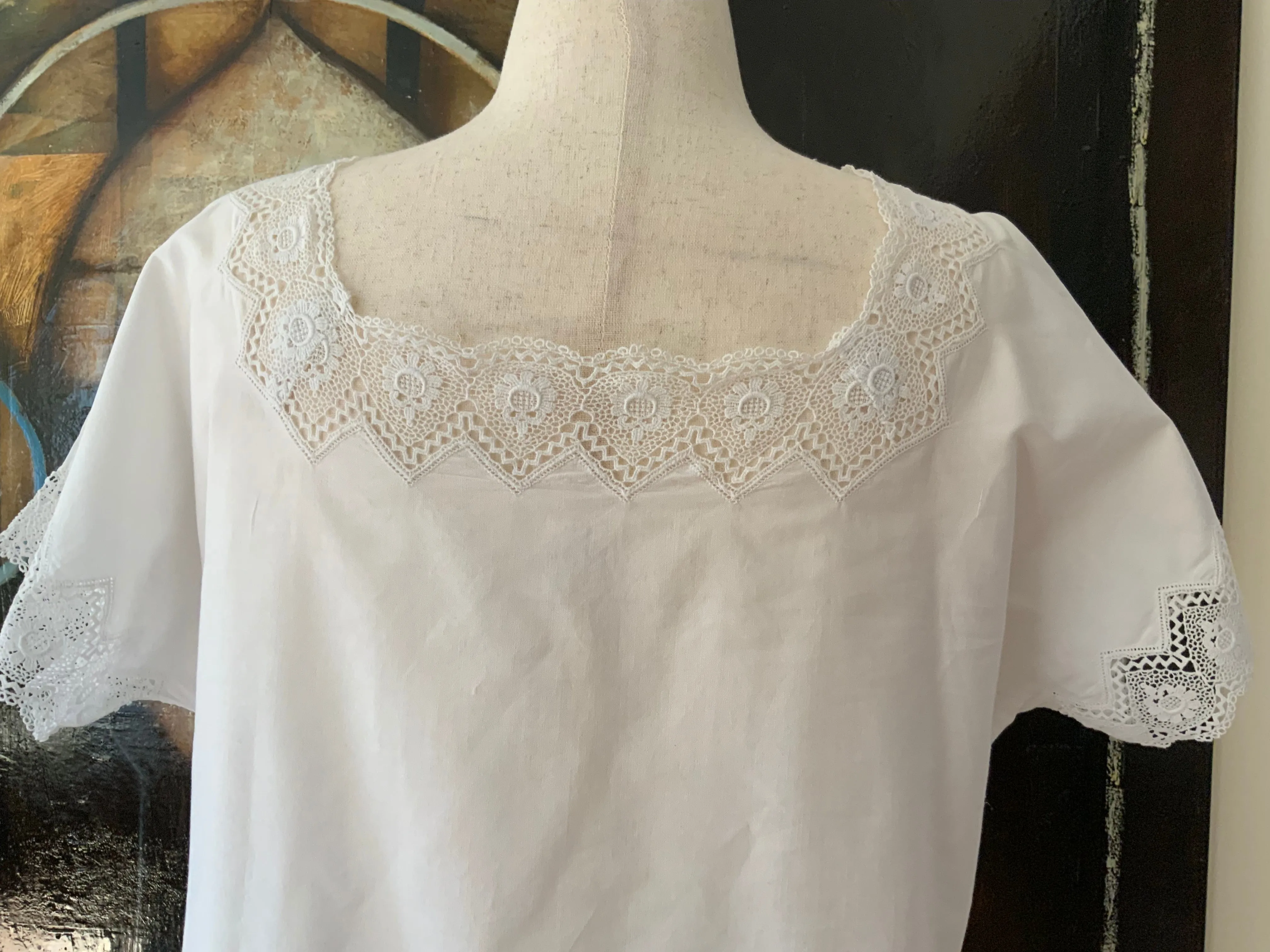 Antique Nightgown / Slip Dress - 1900 - ED11