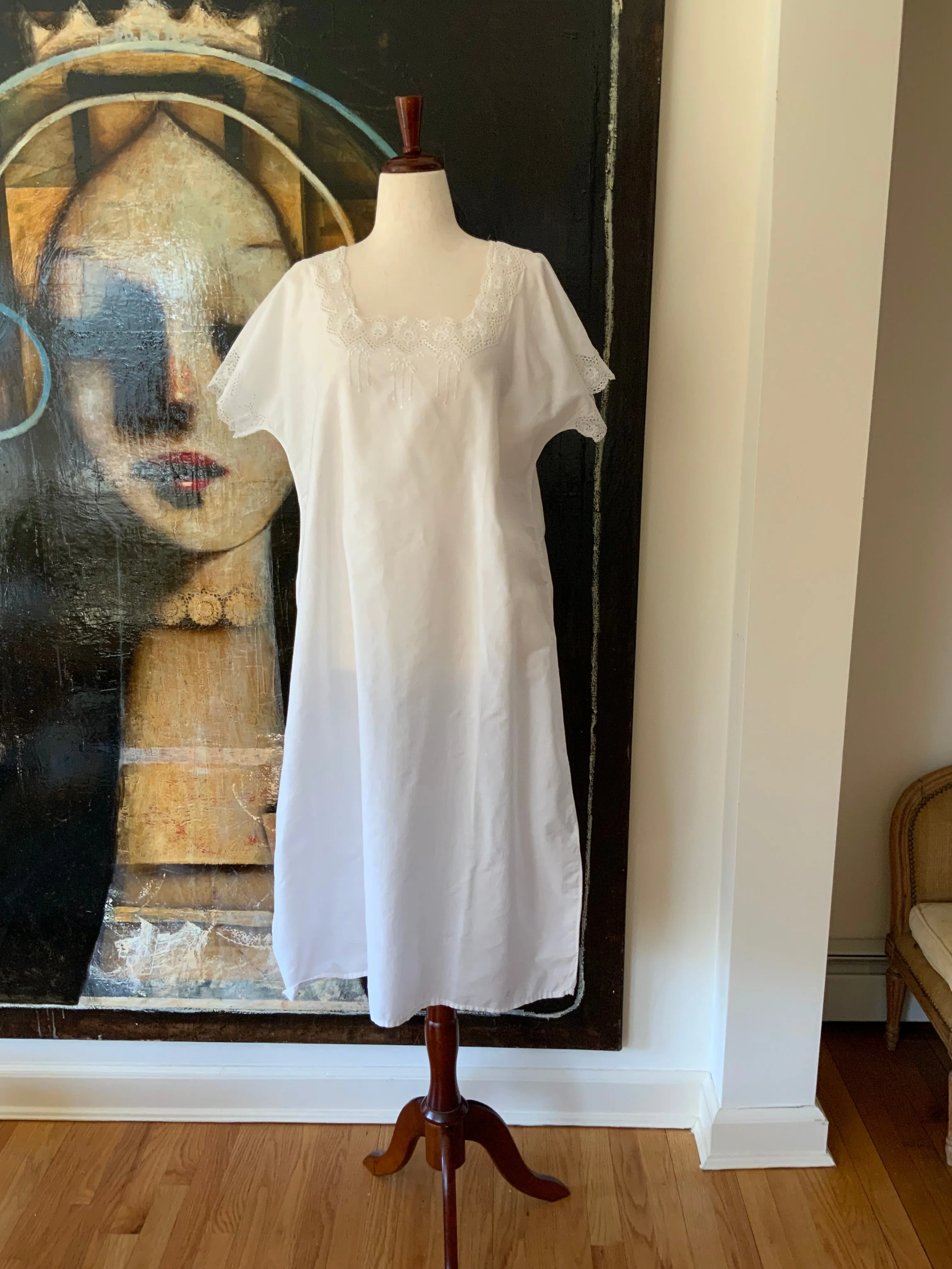 Antique Nightgown / Slip Dress - 1900 - ED11