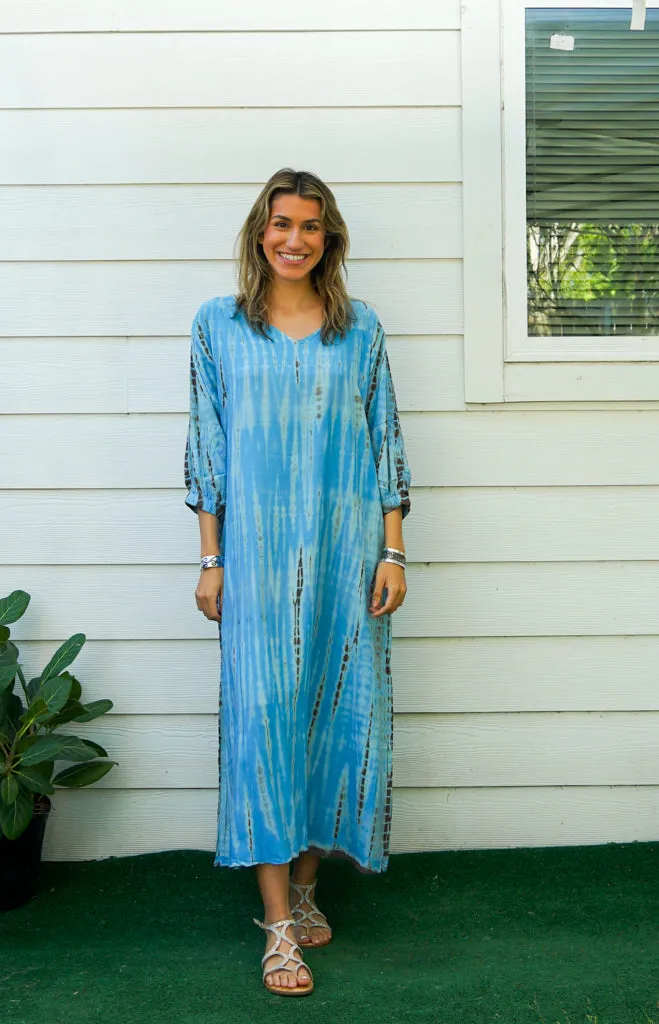 Azure Breeze Maxi Dress