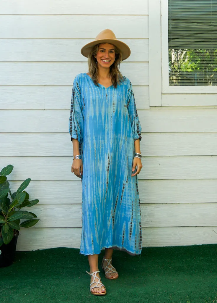 Azure Breeze Maxi Dress