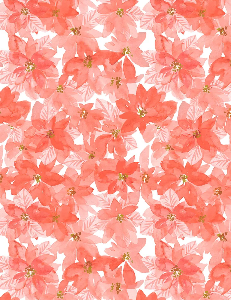 Baby It's Cold Outside Poinsetta in Multi by Clara Jean