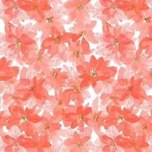 Baby It's Cold Outside Poinsetta in Multi by Clara Jean