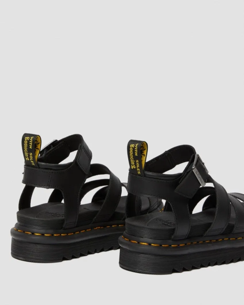 Blair 3 Strap Sandal - Black