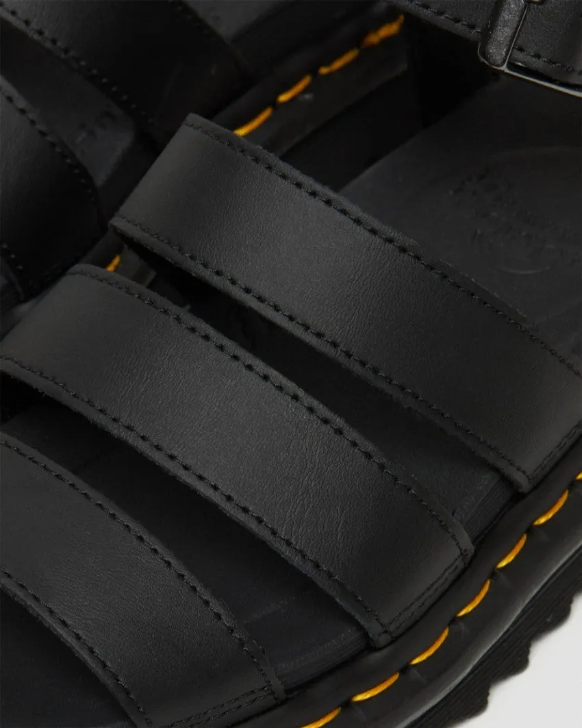 Blair 3 Strap Sandal - Black
