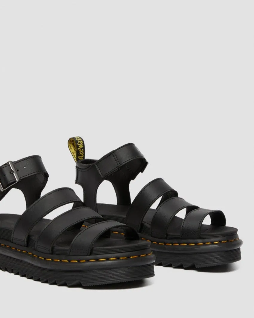 Blair 3 Strap Sandal - Black