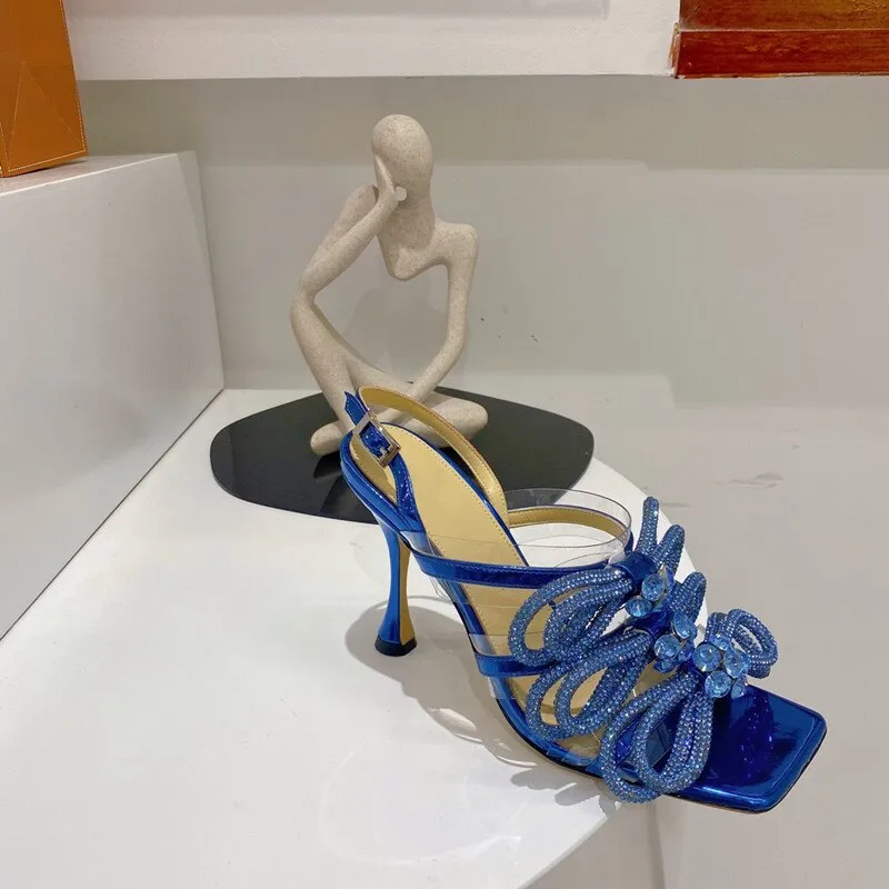 Bling Bling Crystal Bow Sandals