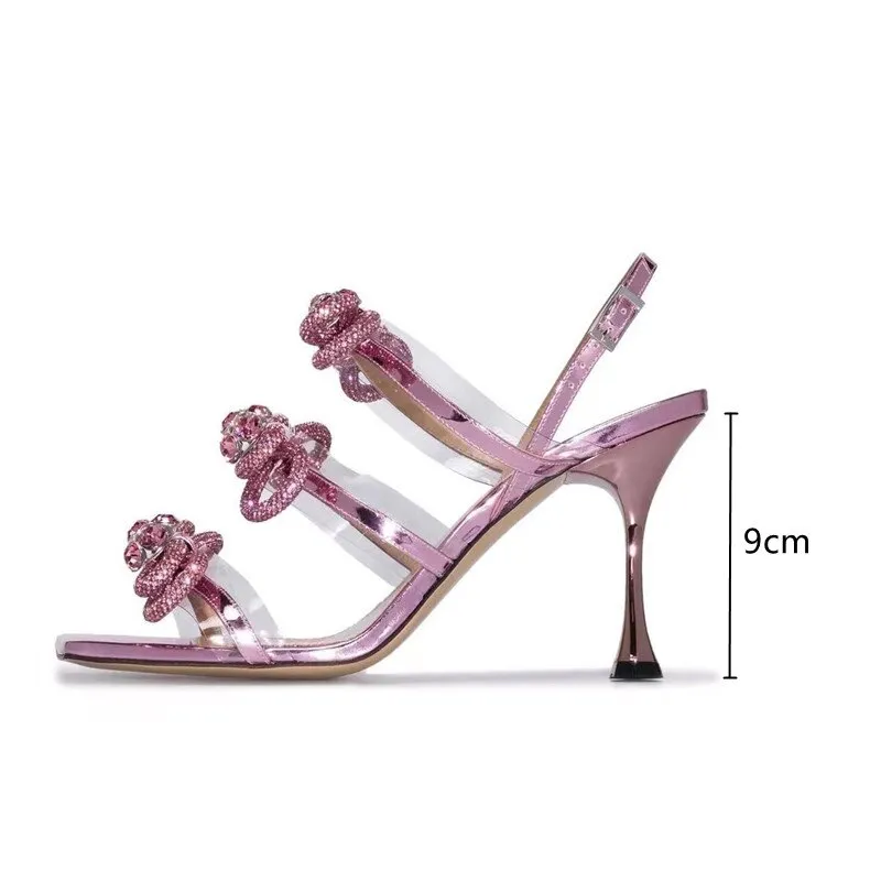 Bling Bling Crystal Bow Sandals