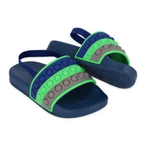 Boys Slide Sandal - Blue