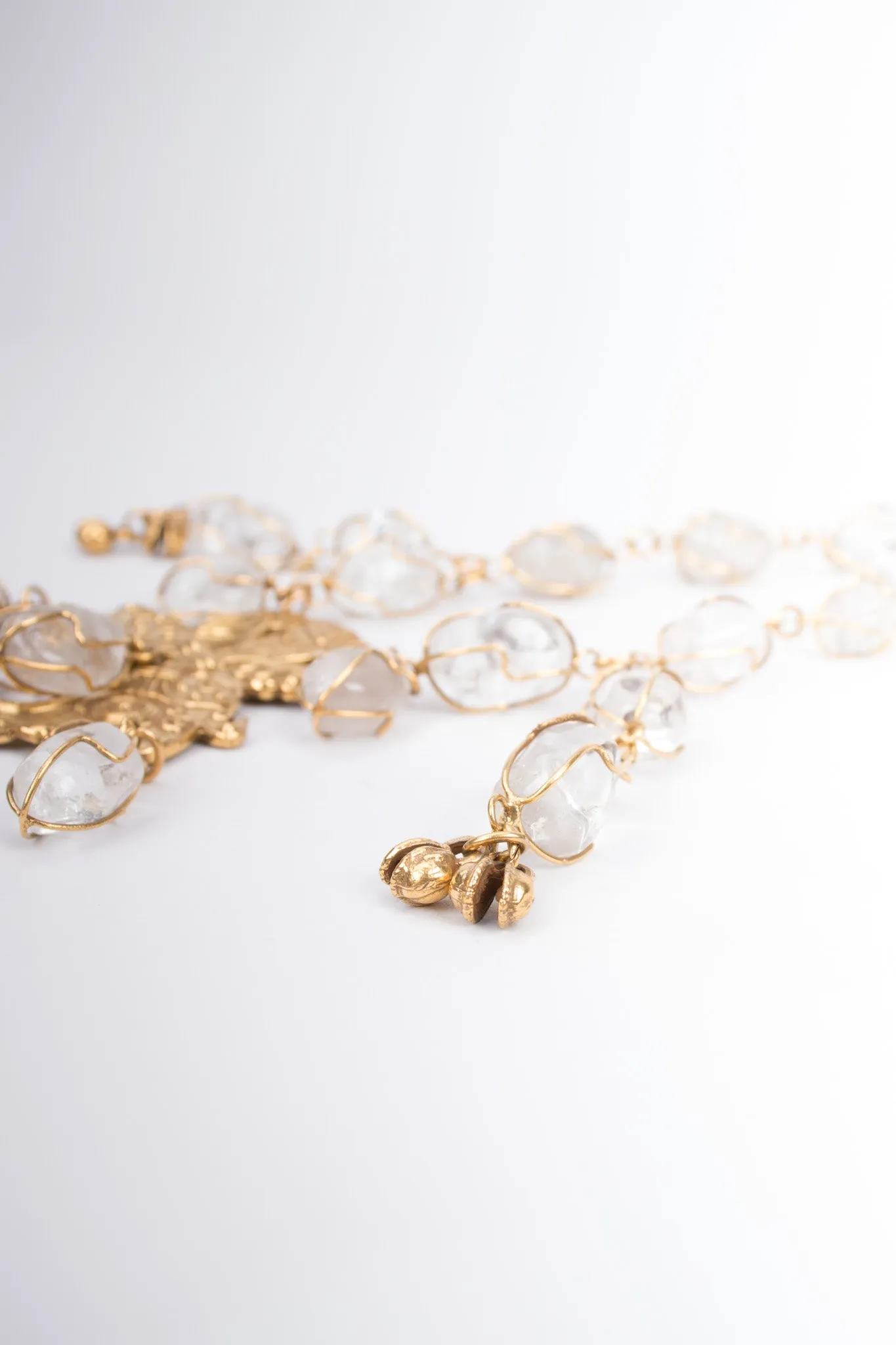 Byzantine Crystal Mint Necklace
