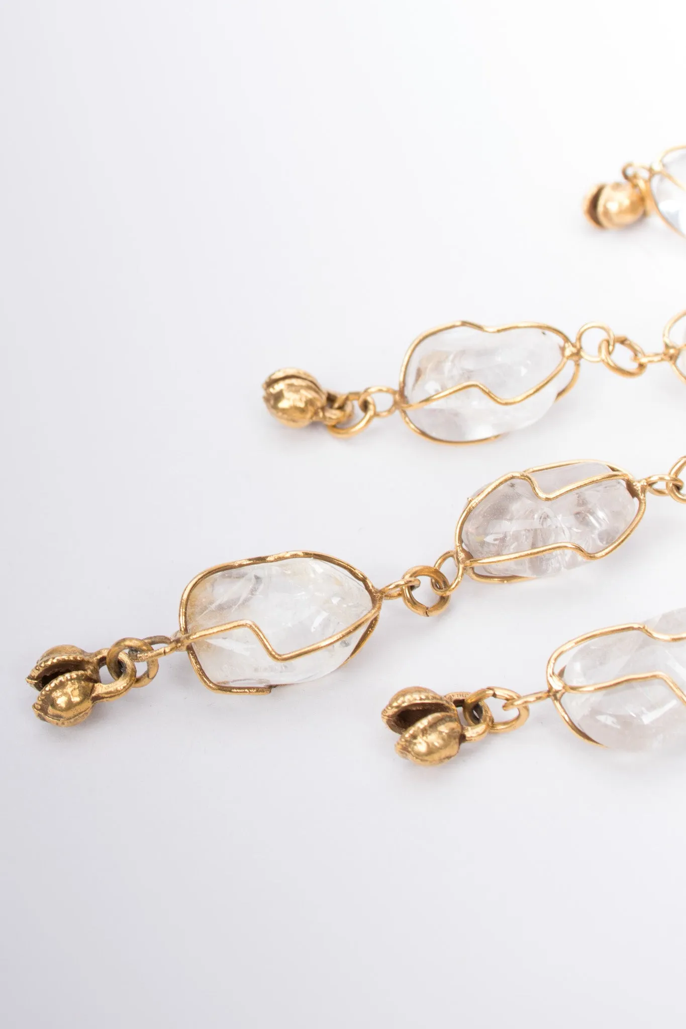 Byzantine Crystal Mint Necklace