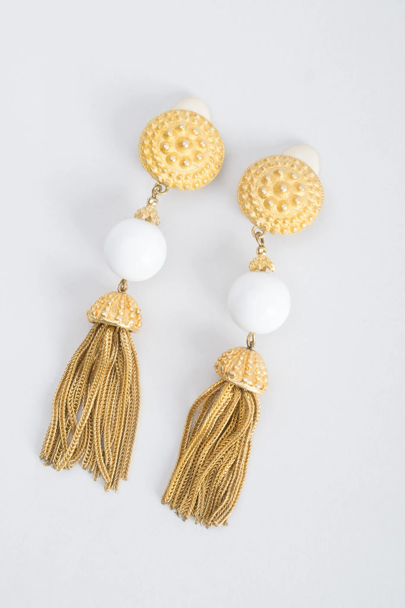 Chain Tassel Drop Earrings