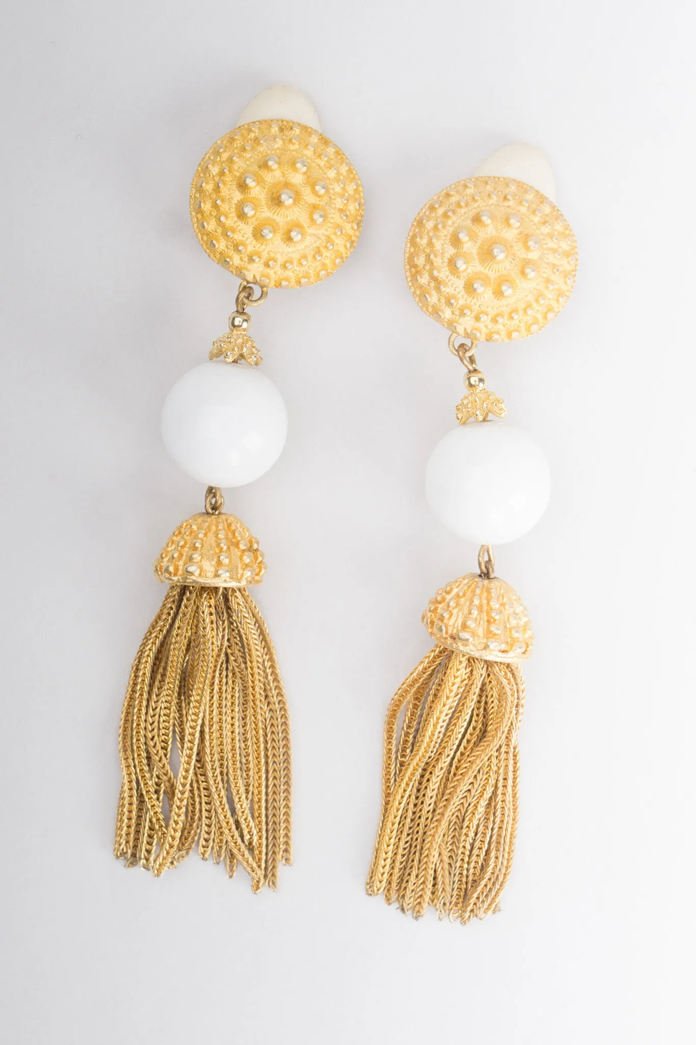 Chain Tassel Drop Earrings
