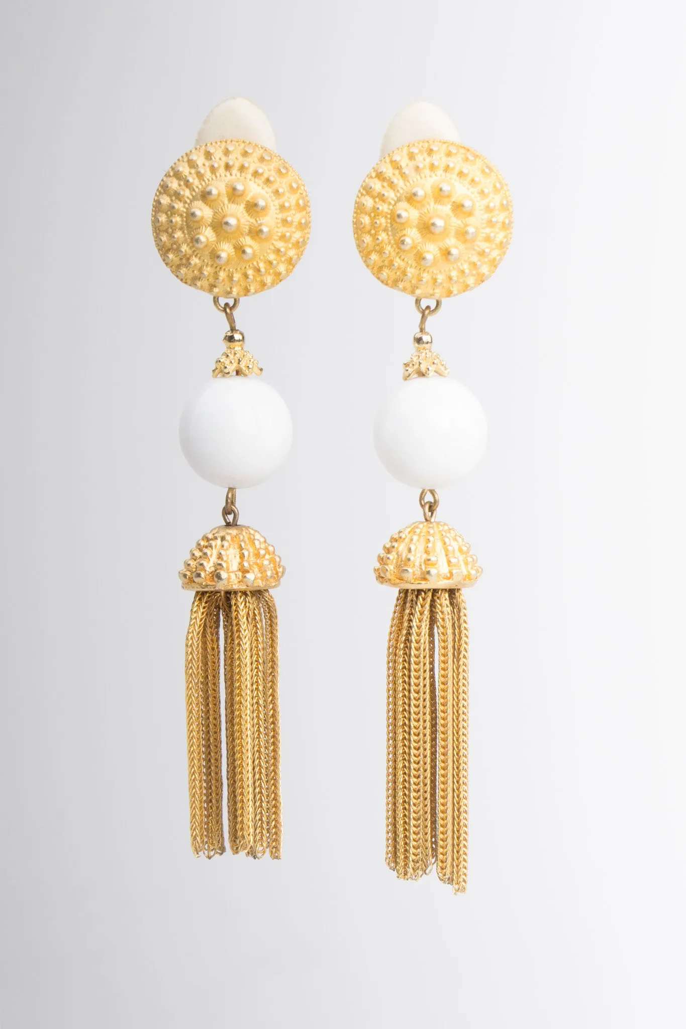 Chain Tassel Drop Earrings