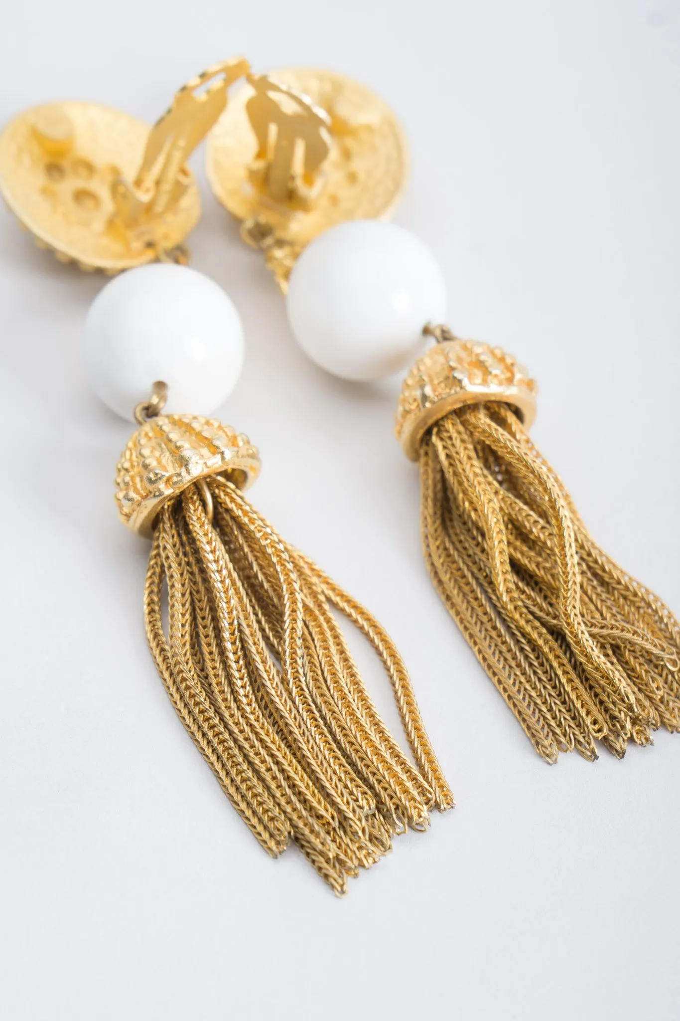 Chain Tassel Drop Earrings