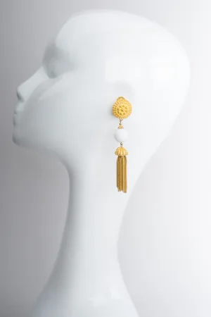 Chain Tassel Drop Earrings