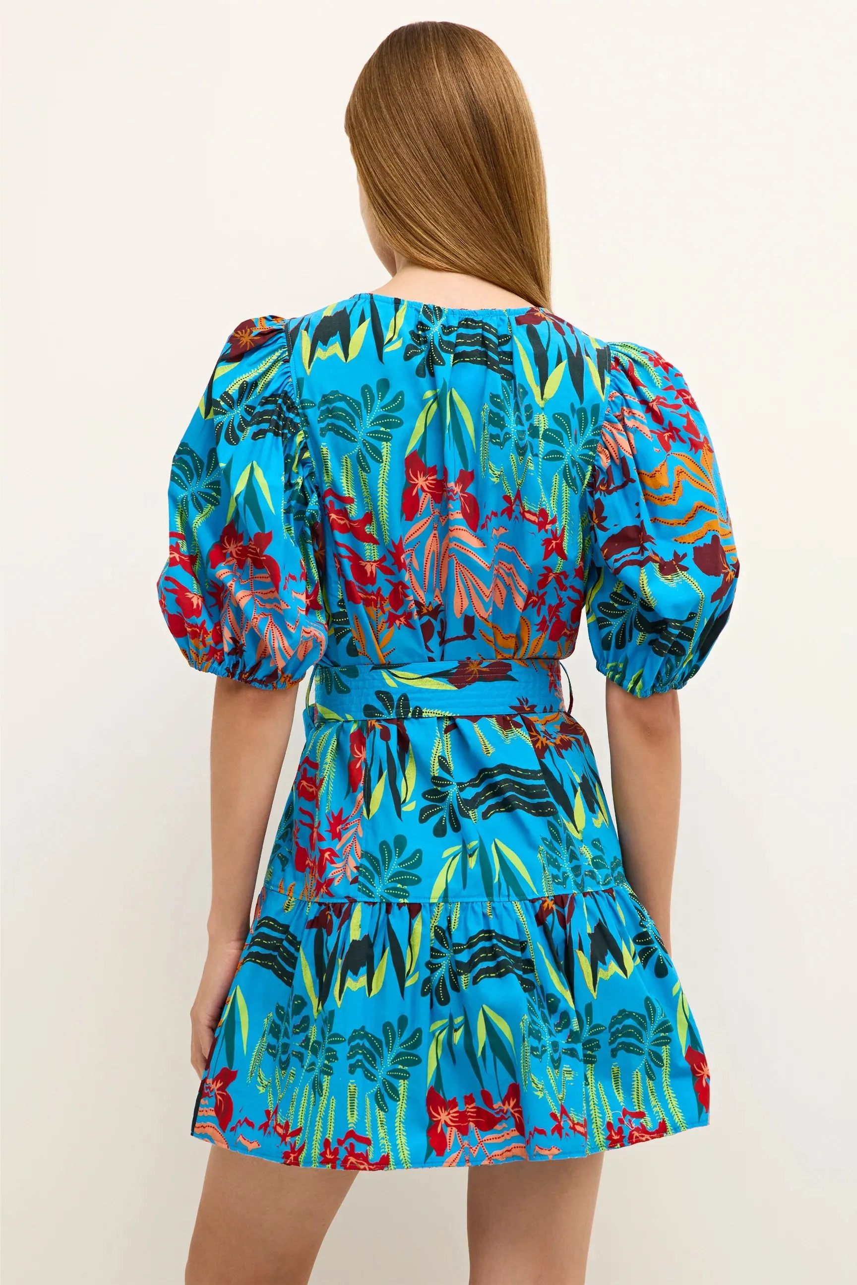Clara Dress-Amazon Azure