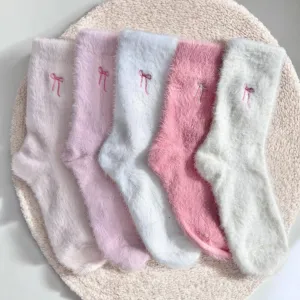 Cotton Candy Bow Socks Pack