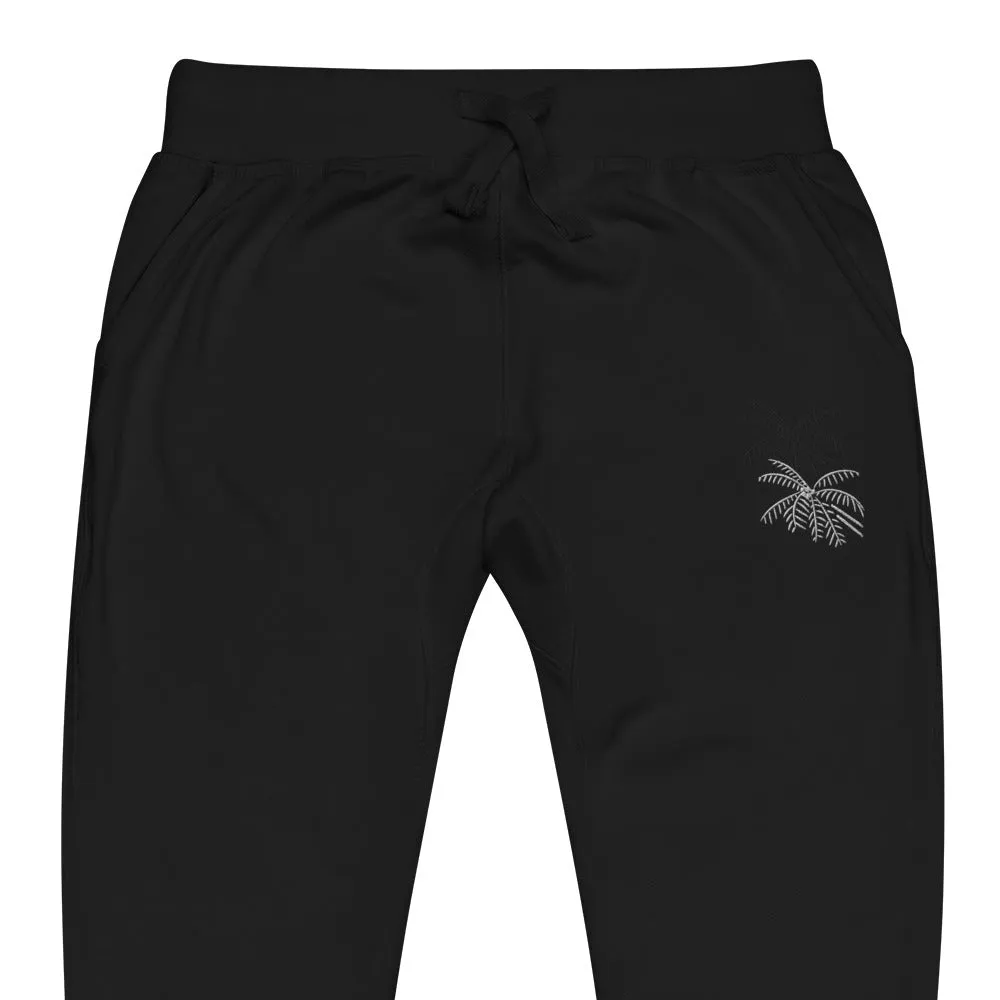 Cozy Embroidered Haven Fleece Sweatpants