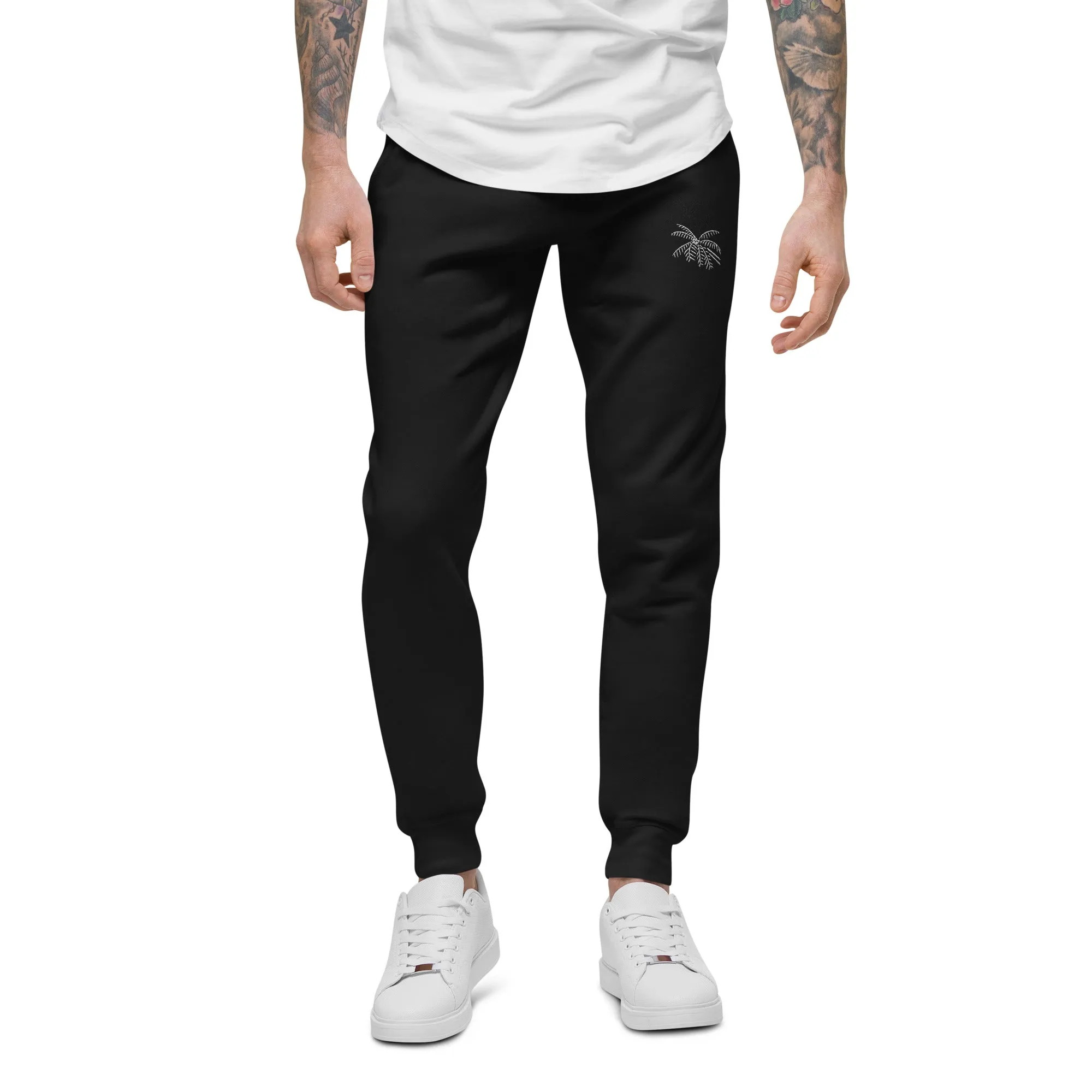 Cozy Embroidered Haven Fleece Sweatpants