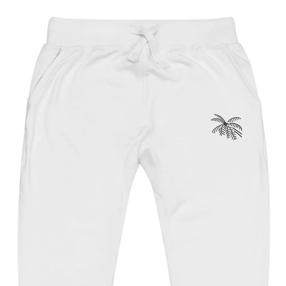 Cozy Embroidered Haven Fleece Sweatpants