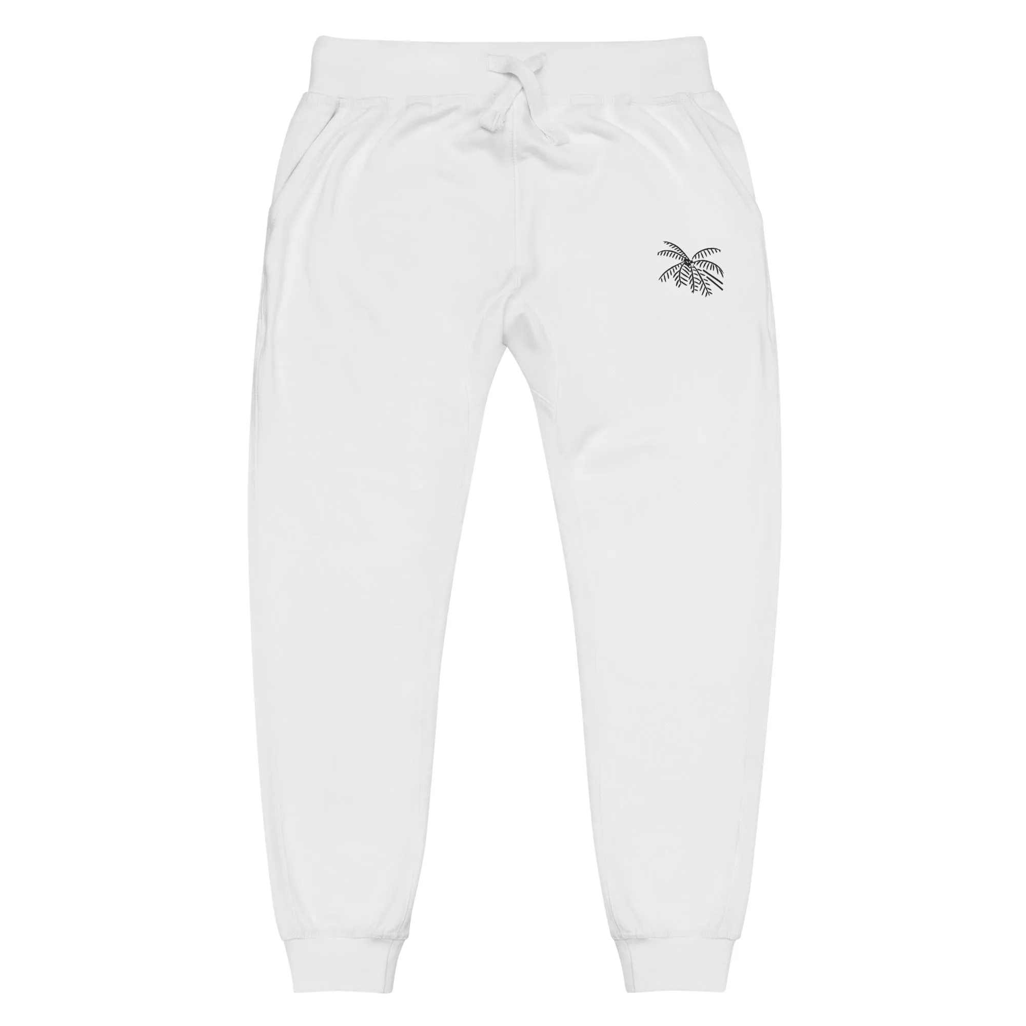 Cozy Embroidered Haven Fleece Sweatpants