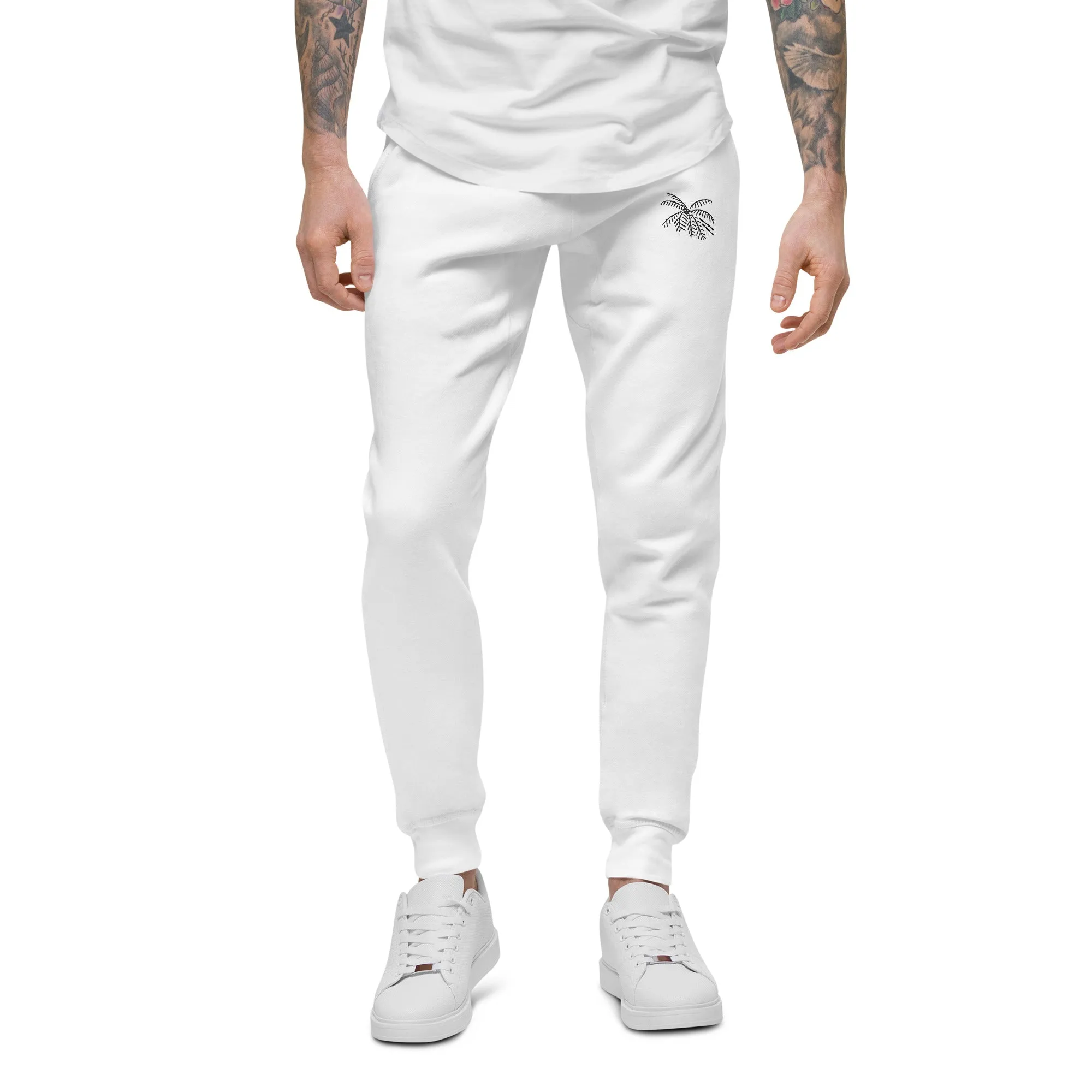 Cozy Embroidered Haven Fleece Sweatpants