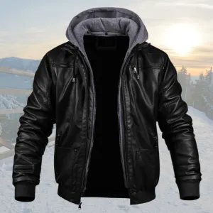 Dave | Leather Winter Jacket