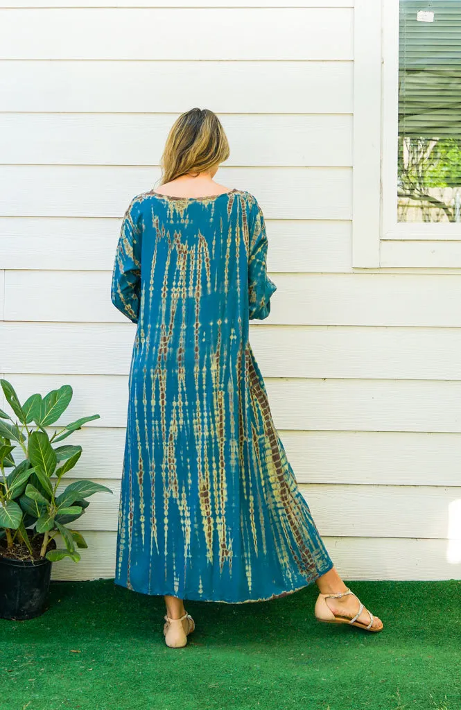Deep Sea Drift Maxi Dress