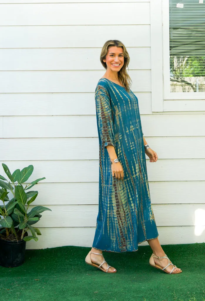 Deep Sea Drift Maxi Dress