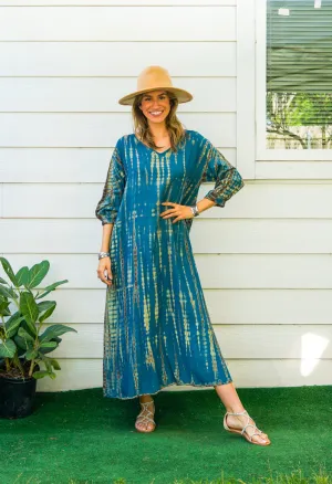 Deep Sea Drift Maxi Dress
