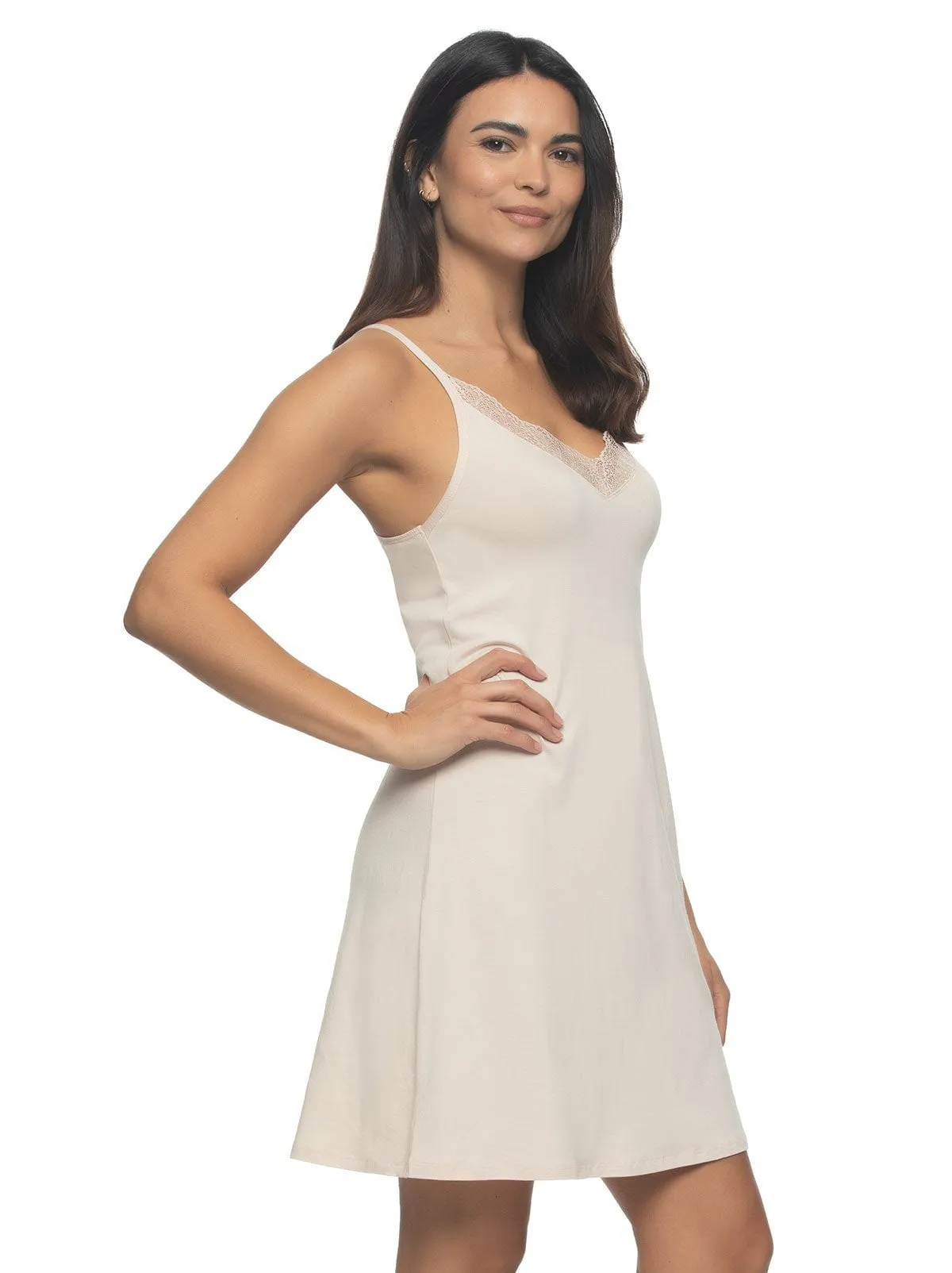 Desiree Lace Trim Chemise
