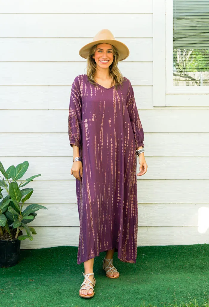 Dusky Amethyst Maxi Dress