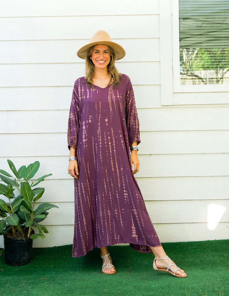 Dusky Amethyst Maxi Dress