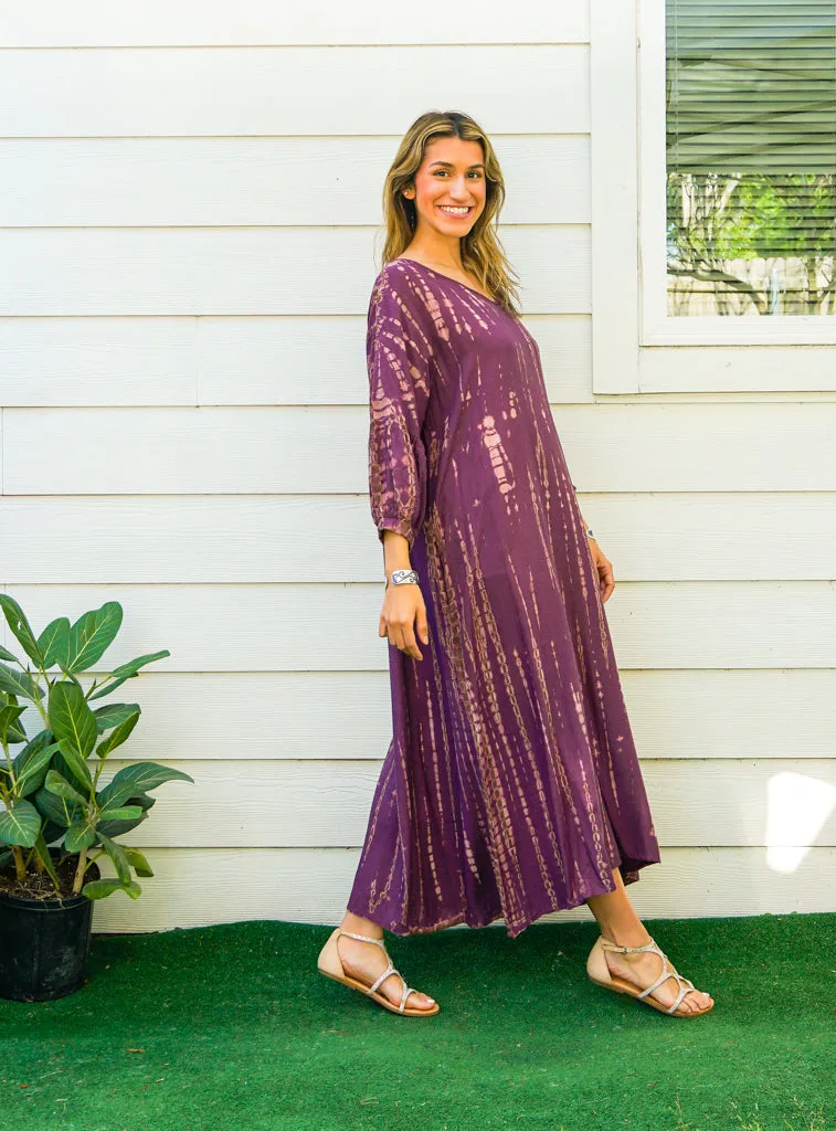 Dusky Amethyst Maxi Dress