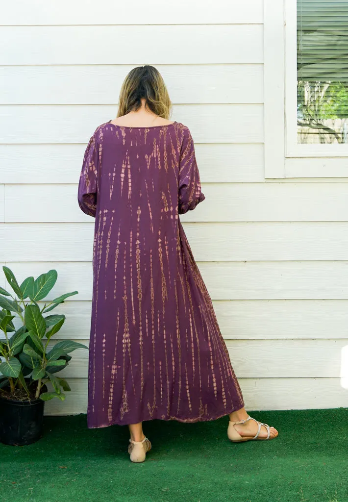 Dusky Amethyst Maxi Dress