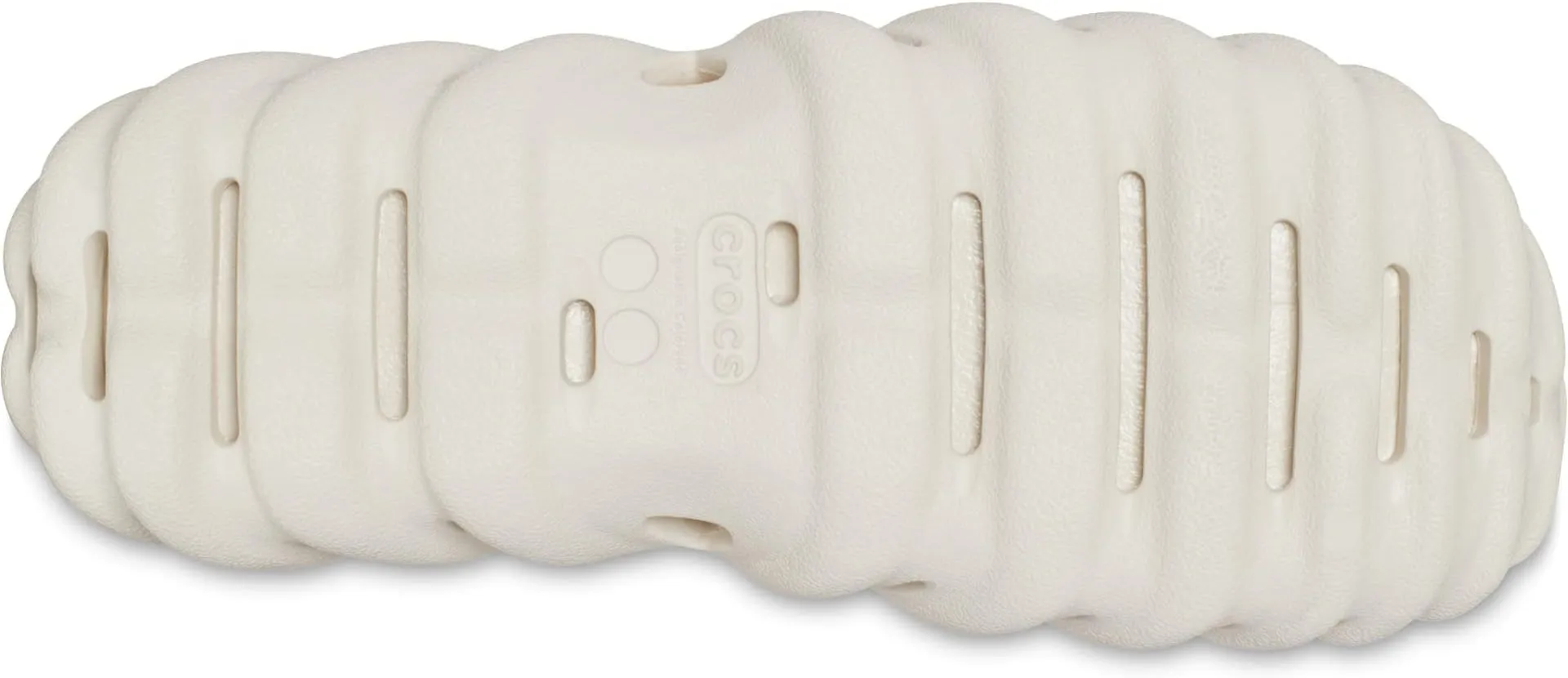 Echo Slide Crocs Flat Sandals, Stucco