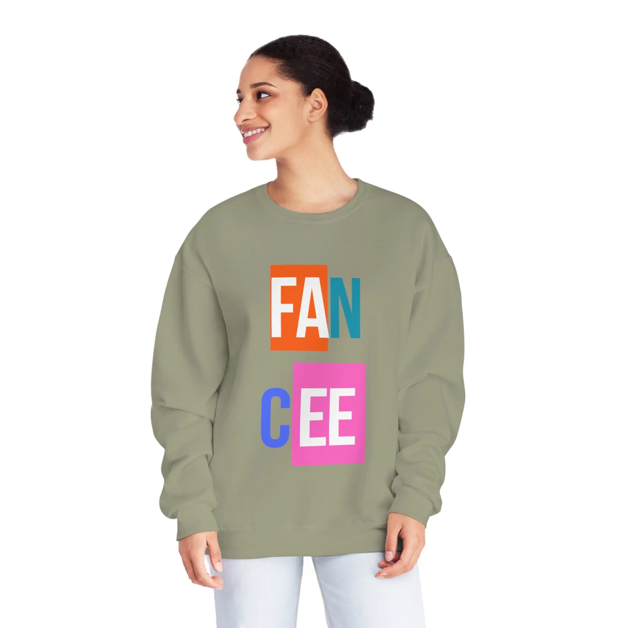 Fancee Blocked Unisex NuBlend® Crewneck Sweatshirt