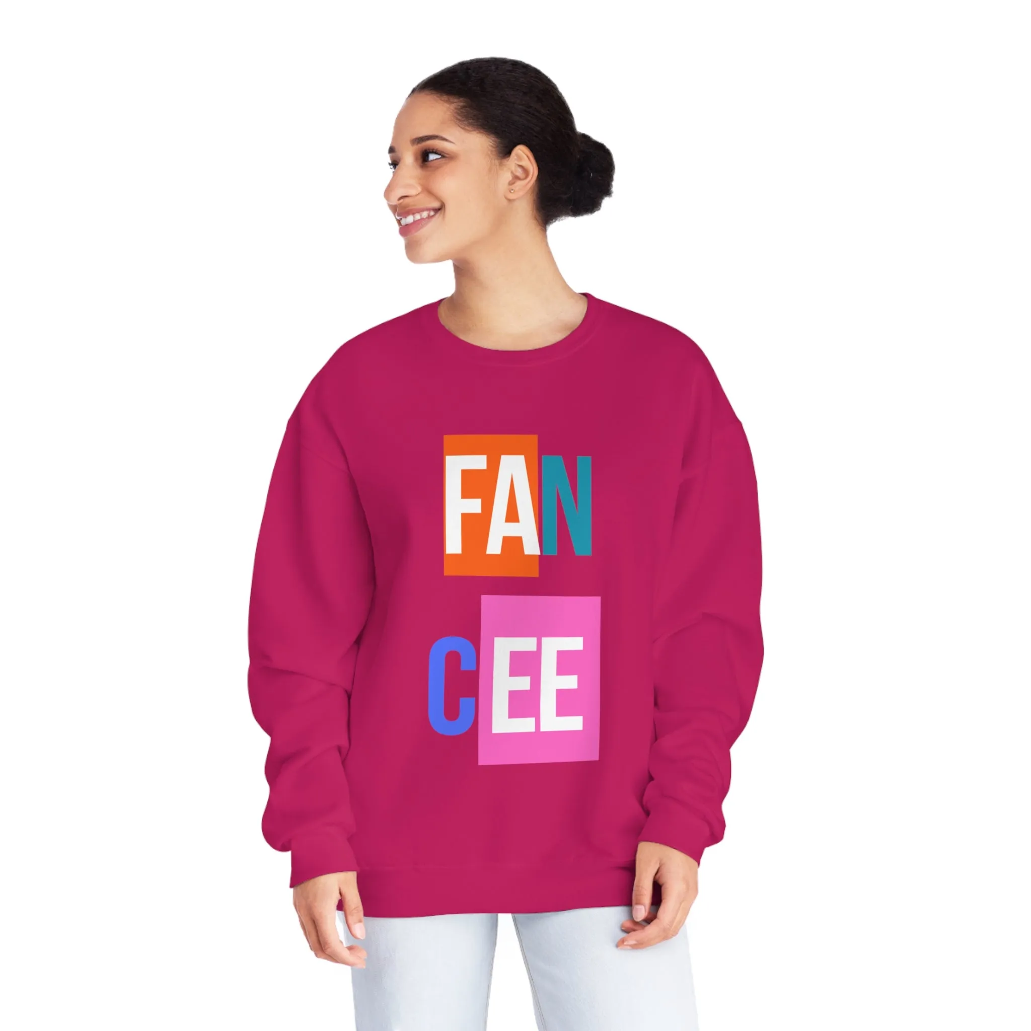 Fancee Blocked Unisex NuBlend® Crewneck Sweatshirt