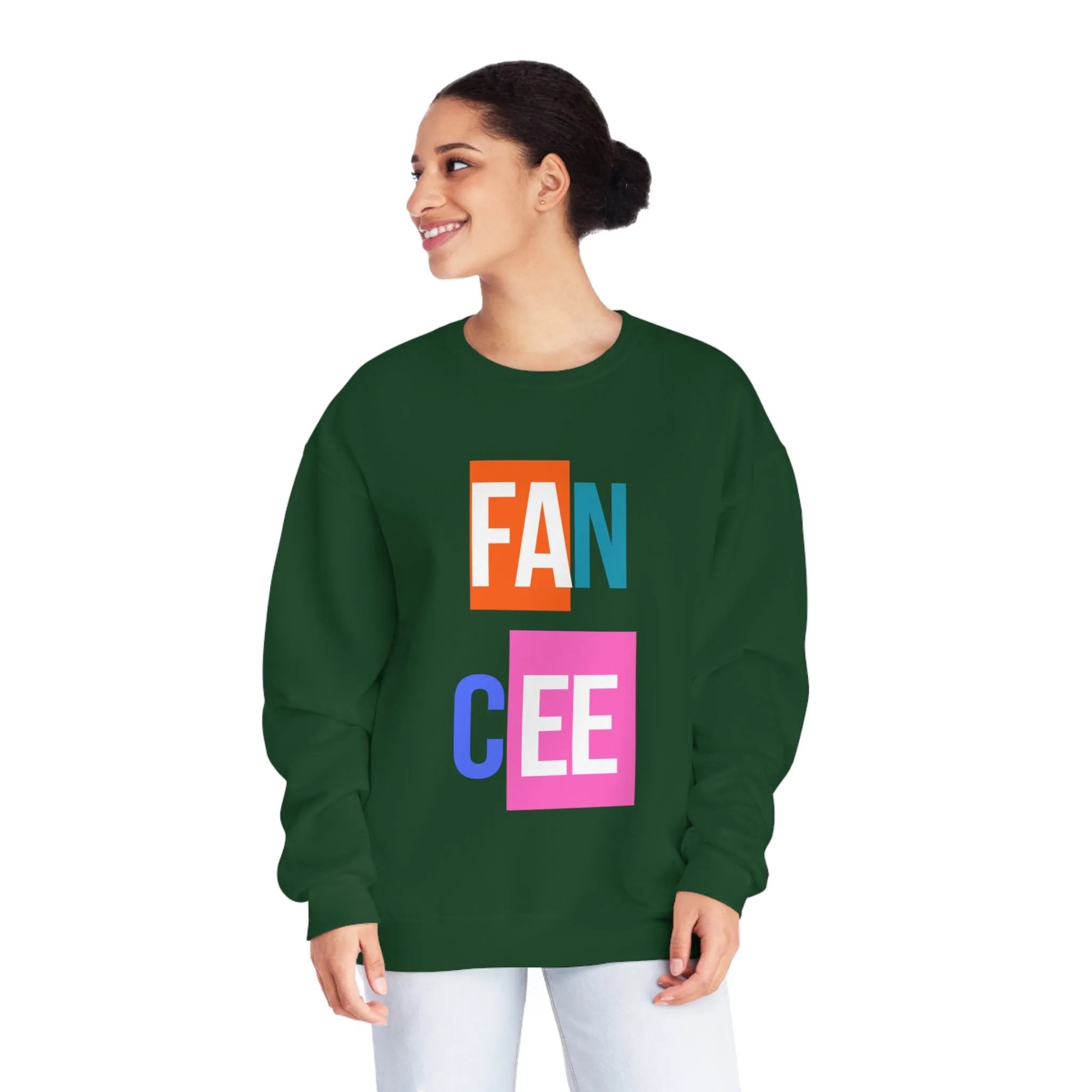 Fancee Blocked Unisex NuBlend® Crewneck Sweatshirt