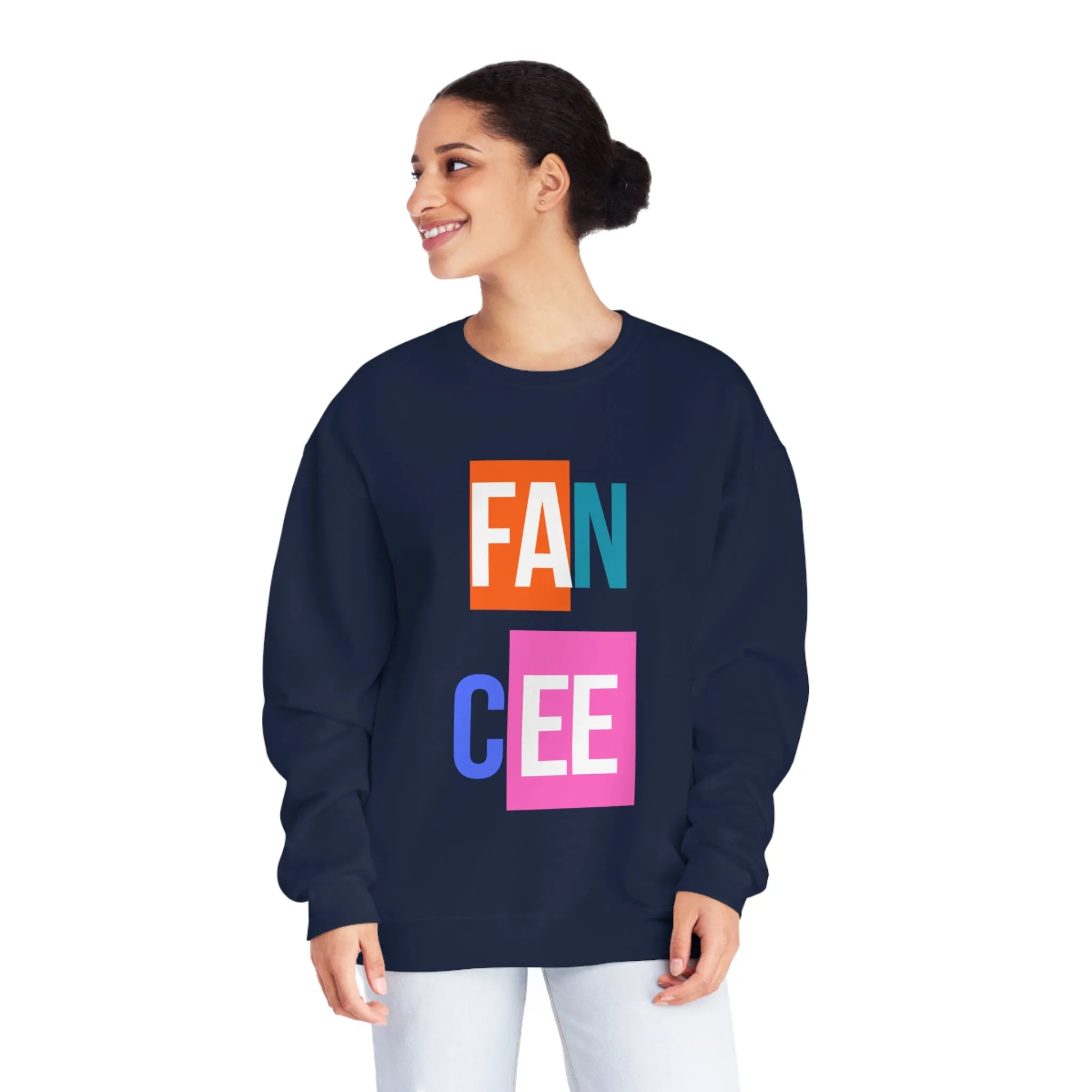 Fancee Blocked Unisex NuBlend® Crewneck Sweatshirt