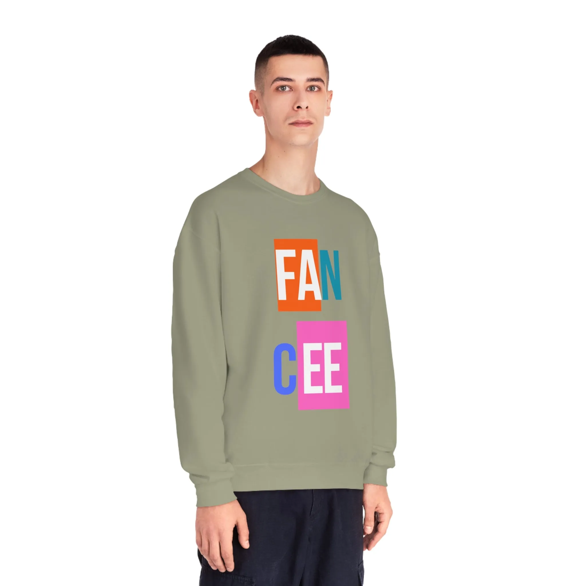 Fancee Blocked Unisex NuBlend® Crewneck Sweatshirt