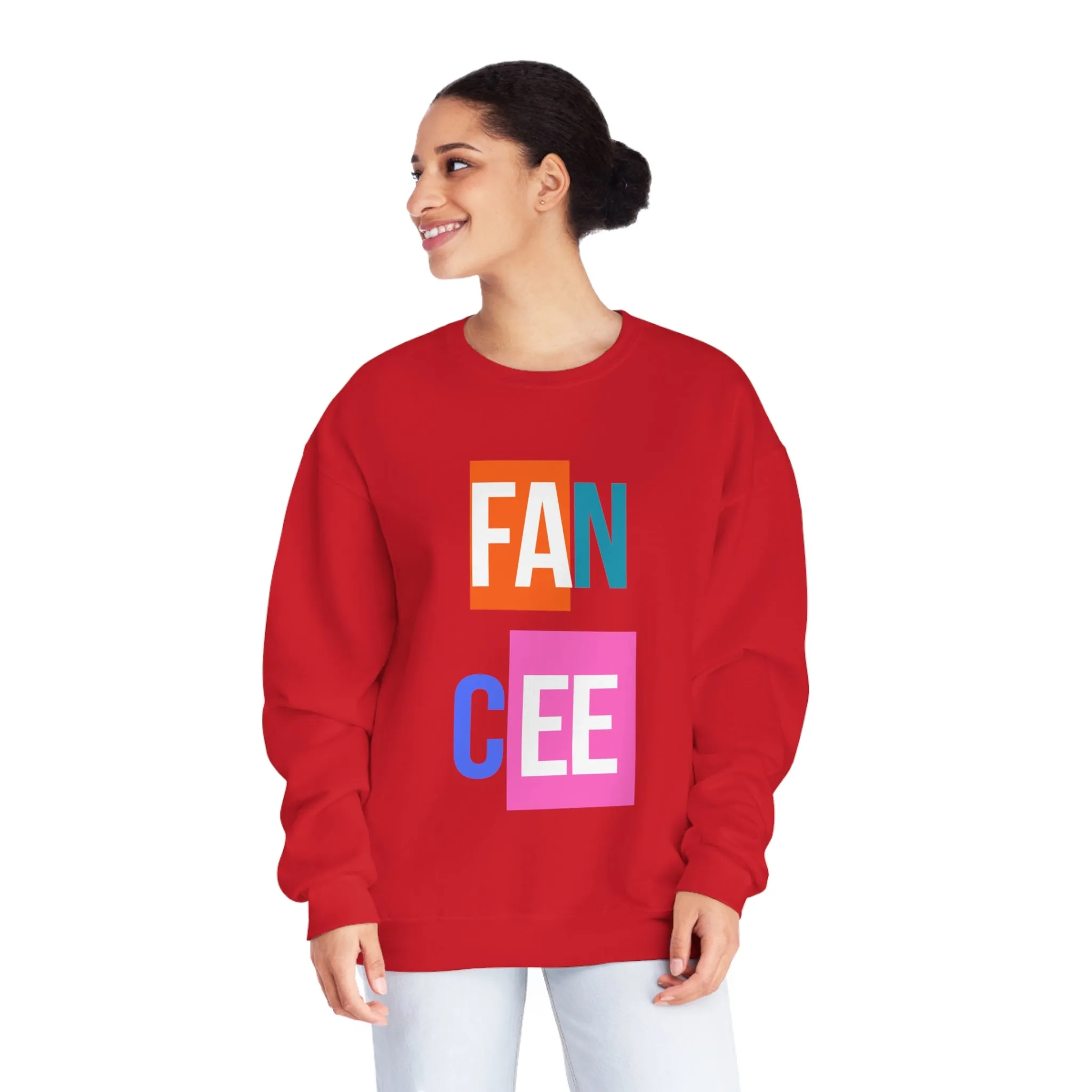 Fancee Blocked Unisex NuBlend® Crewneck Sweatshirt
