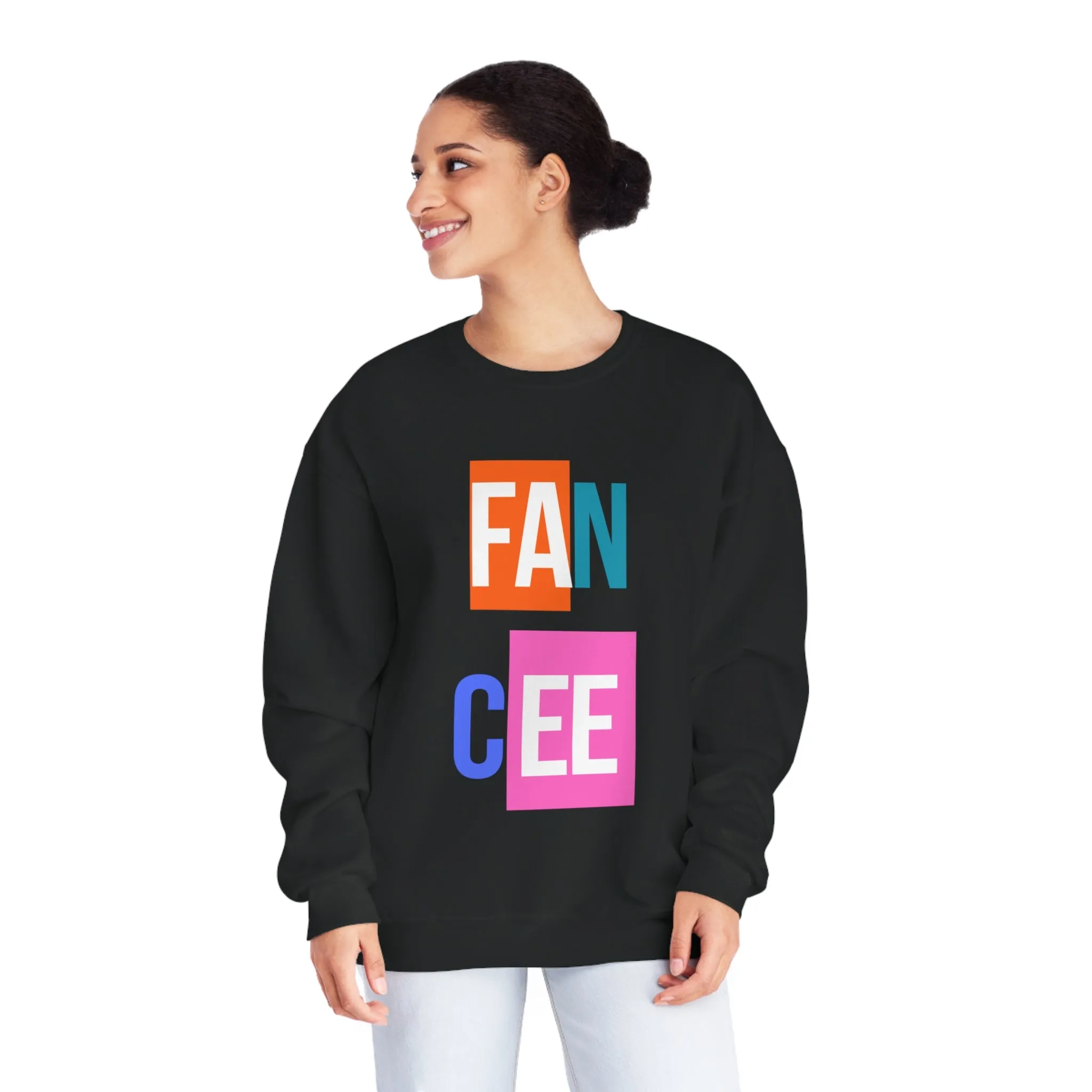 Fancee Blocked Unisex NuBlend® Crewneck Sweatshirt